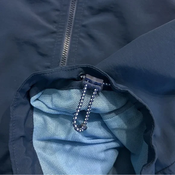Lands End women’s Rain Jacket wind breaker large navy - Picture 7 of 11